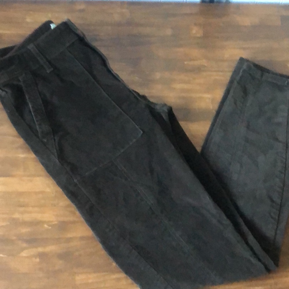 Anthropologie Corduroy Slim Utility Pants Size - Picture 2 of 14